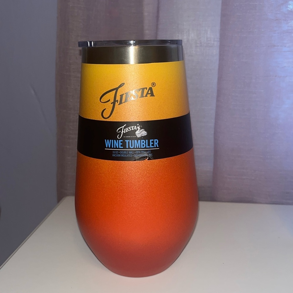 fiesta wine tumbler